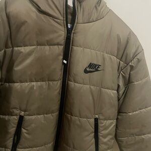 Nike Men's Khaki Puffer Jacket